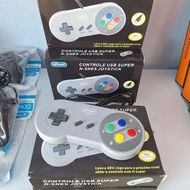 Controle retrô Joystick Usb Pc Notebook Video Games - Foto 2