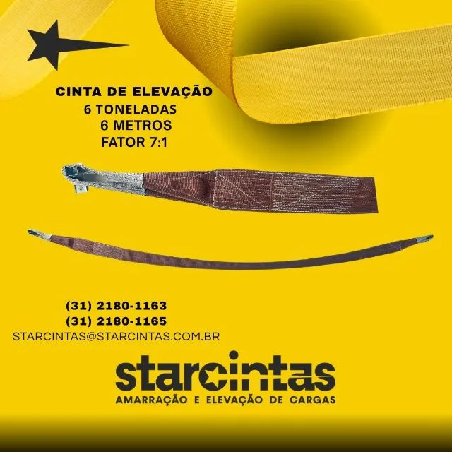 CINTAS DE AMARRAÇÃO E ELEVAÇÃO DE CARGA - Foto 2