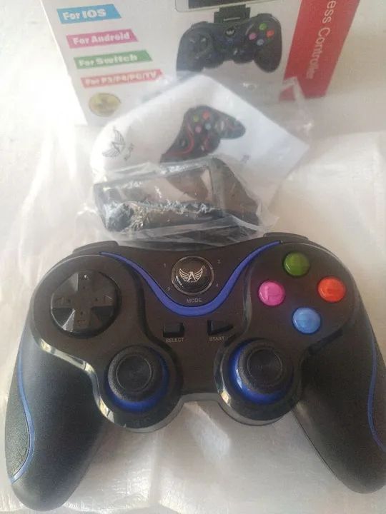 Controle Gamepad Wireless  Joysticks Bluetooth IOS, ANDROID, PC - Foto 3