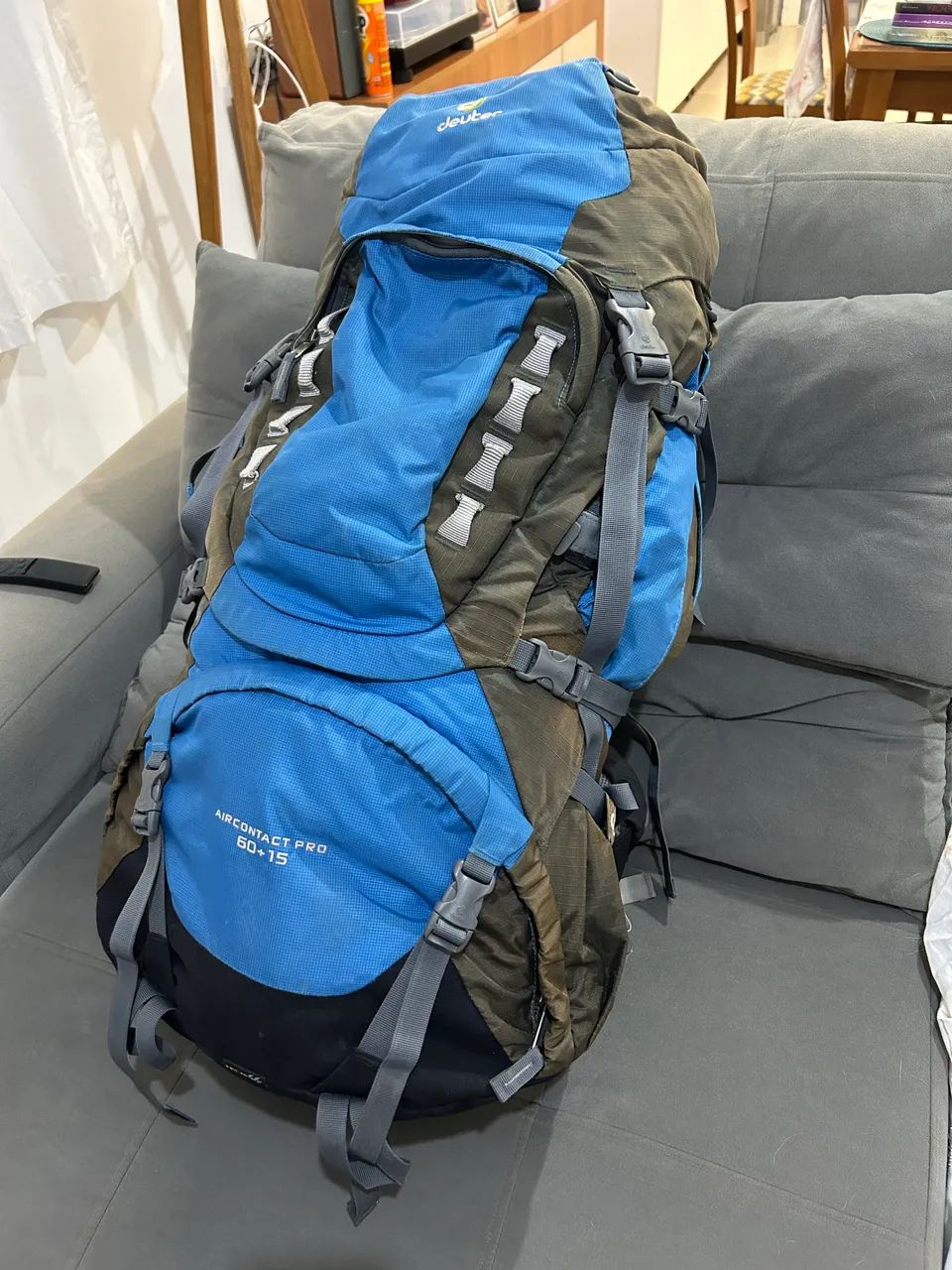 Mochila Deuter Aircontact Pro 60+15 com Transport Cover - Foto 4