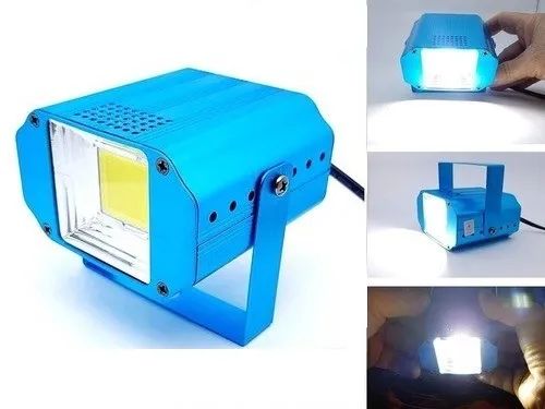 Strobo Room Led Luz Branca Xênon 20w Mini Laser Rgb Dj - Foto 4