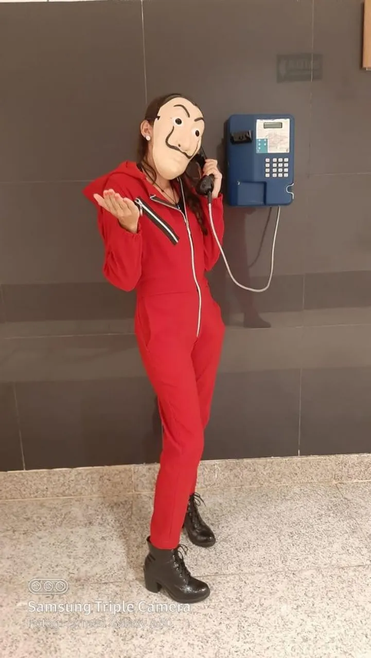 Fantasia La Casa de Papel - Macacão Vermelho