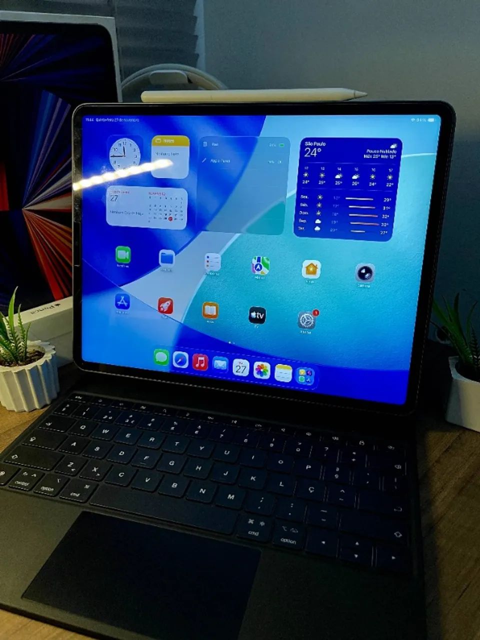 iPad Pro M1 12.9 | Apple Pencil 2 | Keyboard magnético - Tablets e