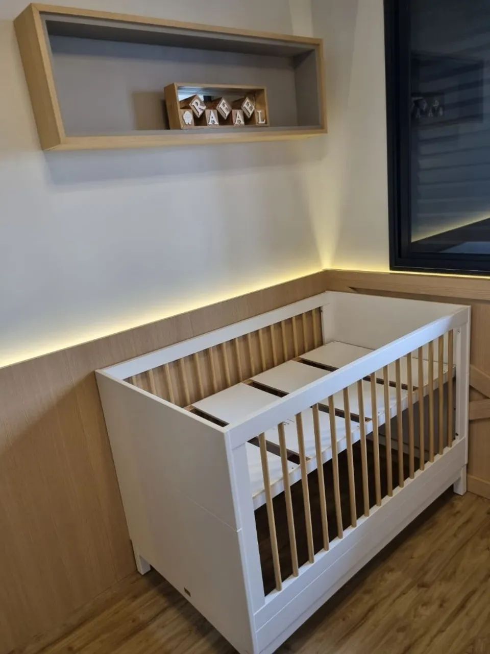 Berço 2 em 1 Americano. Linha Cozy Quater - Foto 4