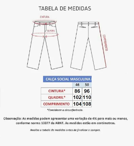 CALÇAS SOCIAL P/ PORTEIROS TRABALHOS ETC... - Foto 5