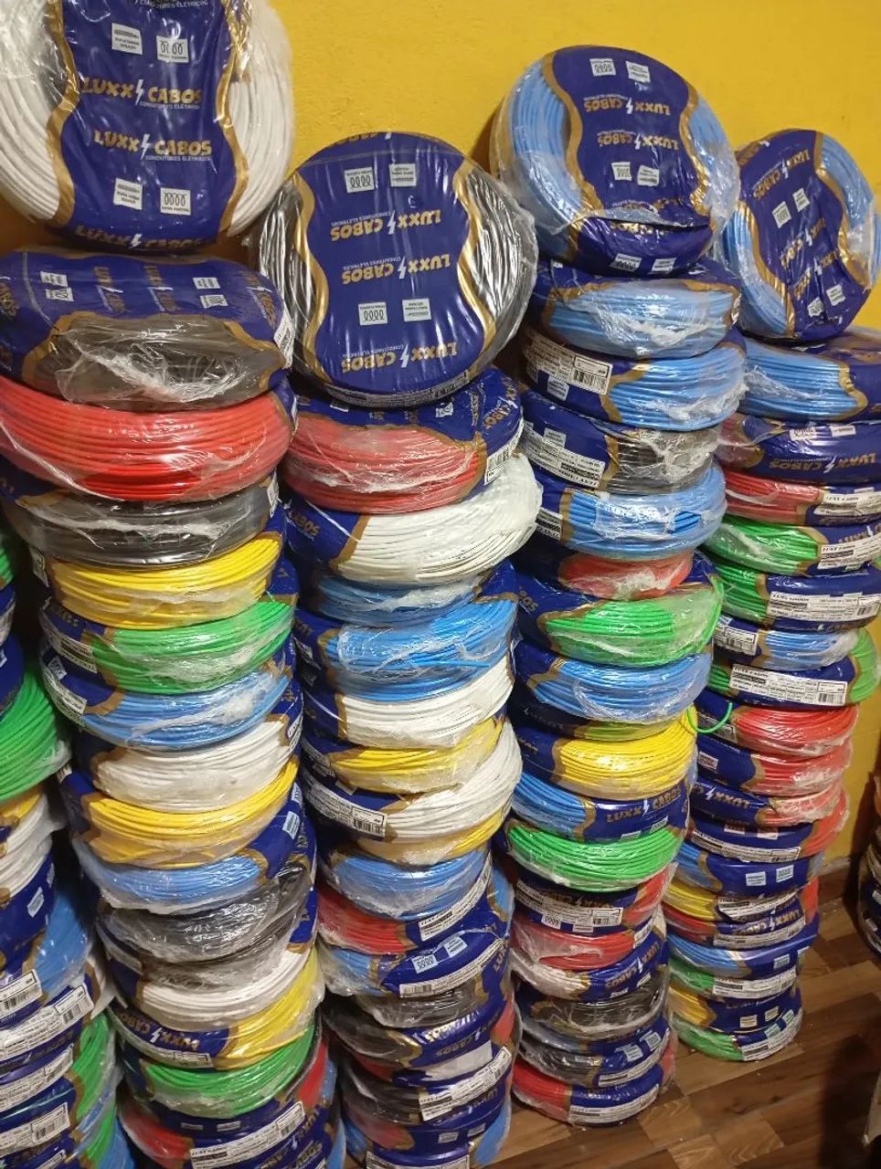 Cabos Elétricos Coloridos - Diversas Cores e Metragens