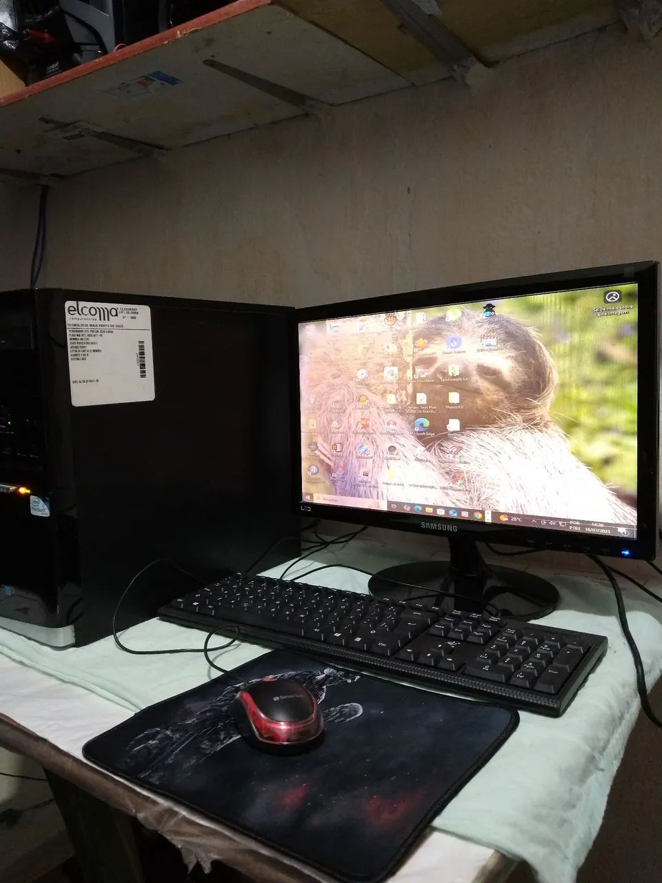 Computador Elcoma  + Monitor Samsung - Foto 2