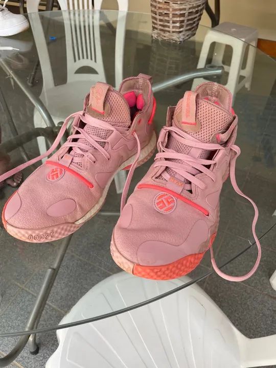 Tênis Adidas Harden Vol 6 Rosa - Tênis de Basquete - 41 - Foto 3