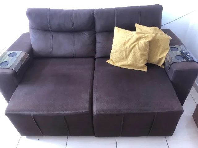 Sofá retrátil 3 lugares65580434915971124