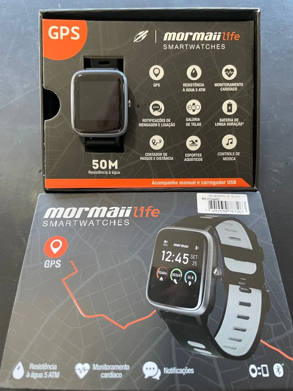 Smartwatch Mormaii Life com GPS - Novo!
