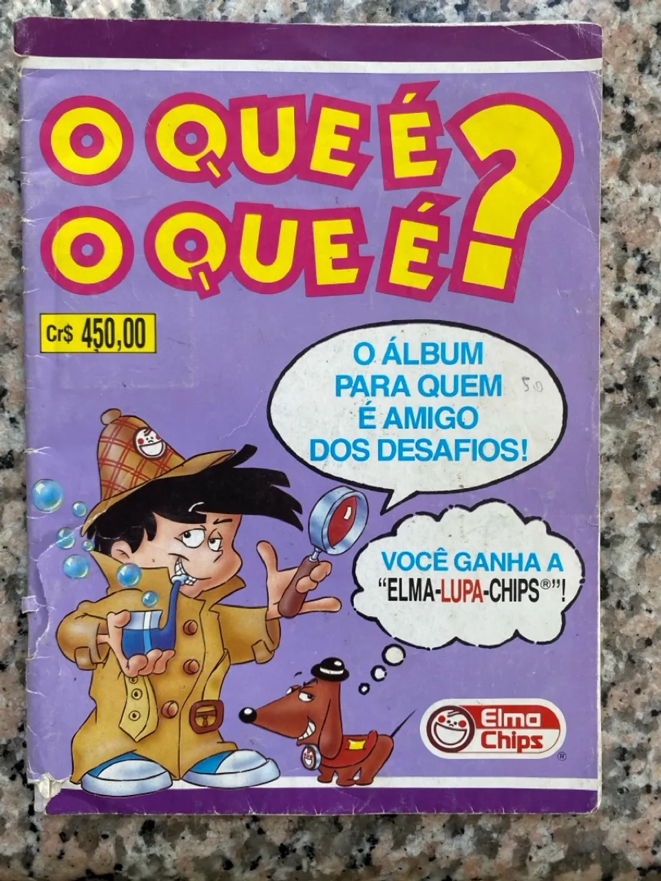 Álbum O Que É O Que É - Elma Chips - lançado em 1991
