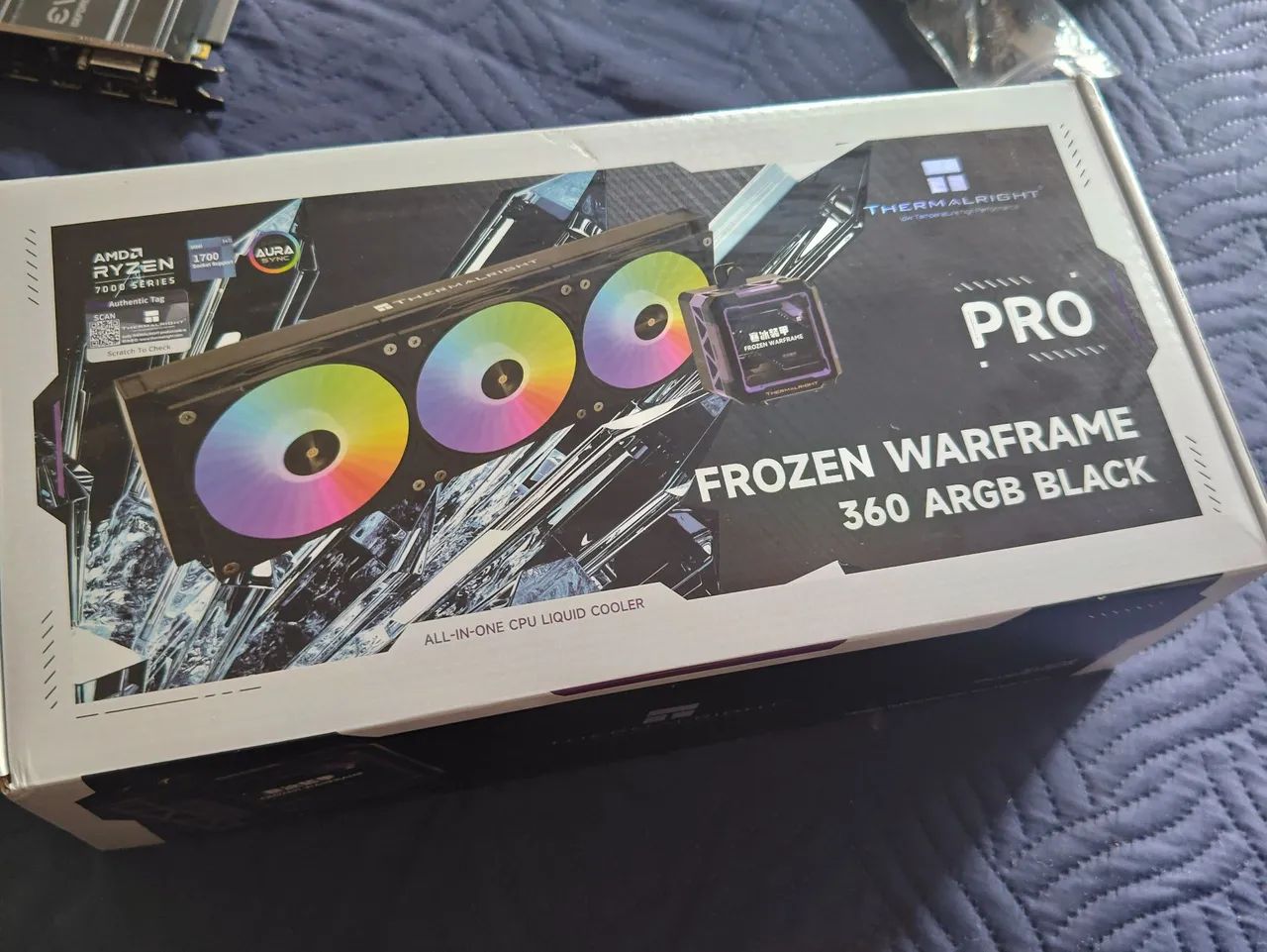 Cooler para CPU Thermalright Frozen Warframe Pro 360 ARGB Black