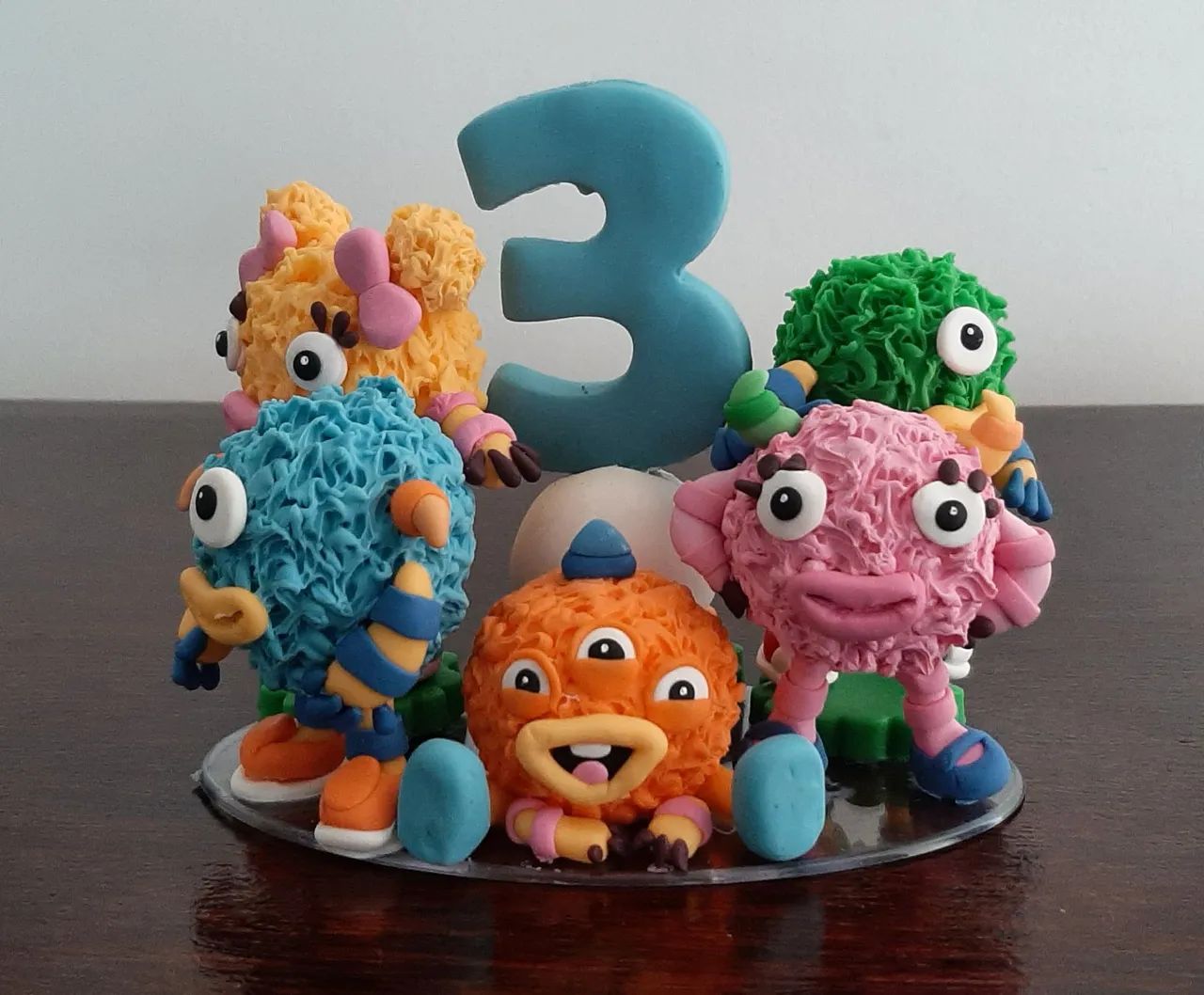 Vela de biscuit Momonstros - Foto 2