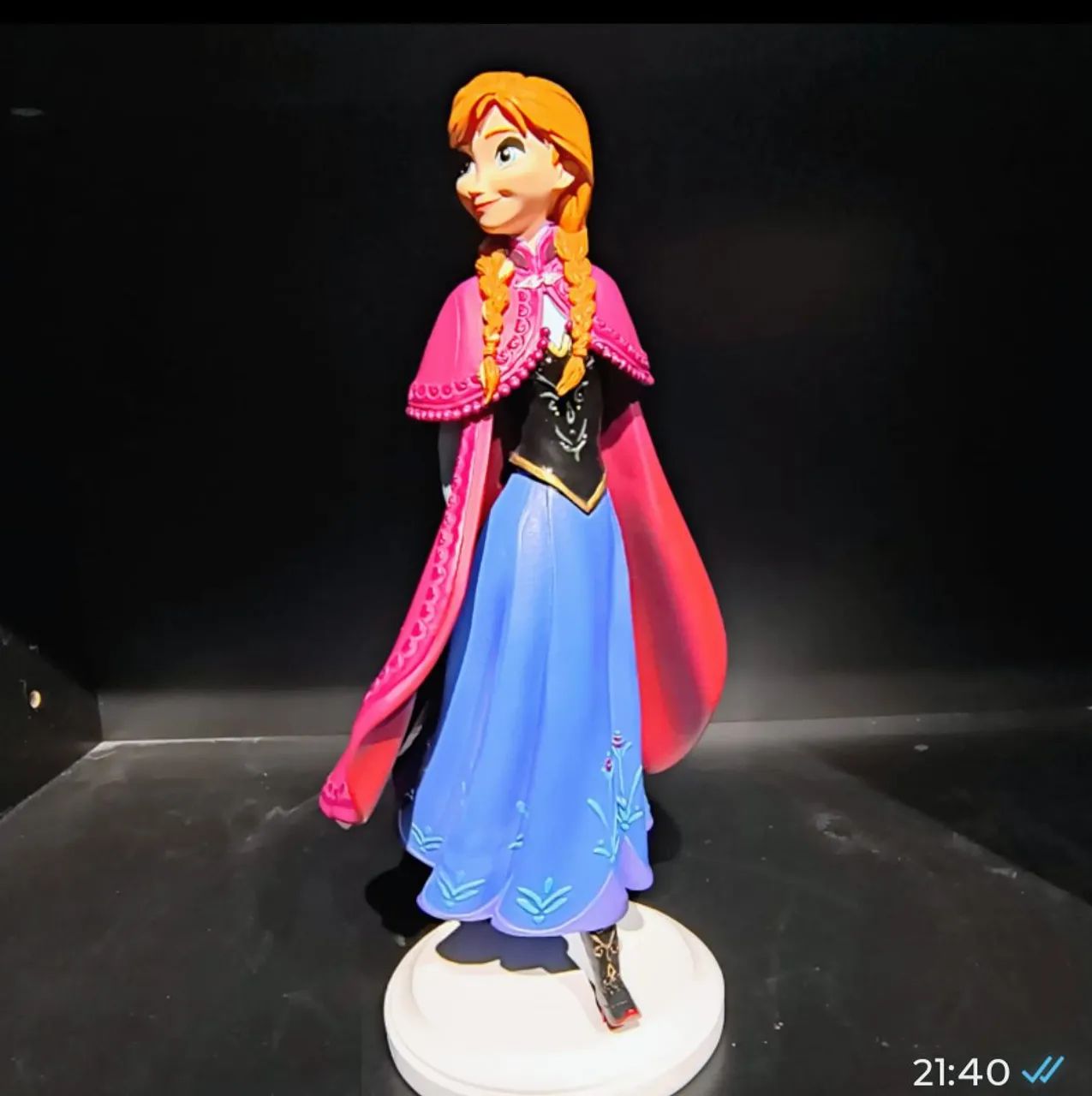 Disney Anna Frozen  Raridade Importado 26 cm com Certificado  