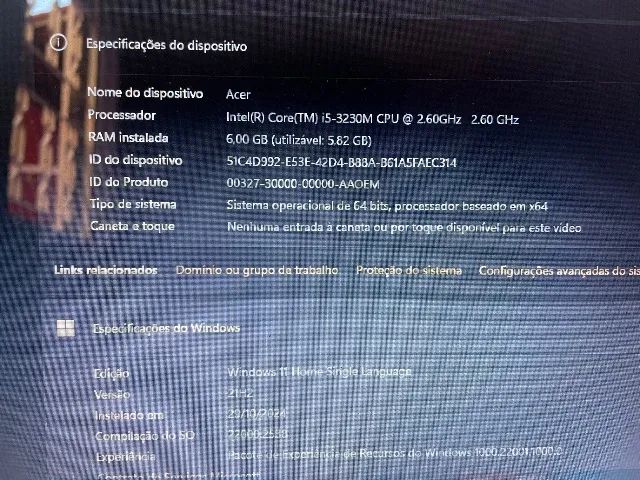 Notebook Acer Aspire 120GB SSD - Foto 5