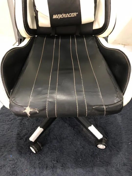 Cadeira gamer maxracer branca  - Foto 4