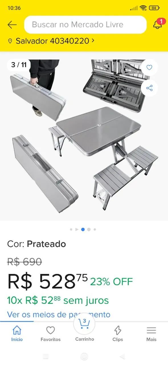 Mala Camping Mesa Portátil  - Foto 4