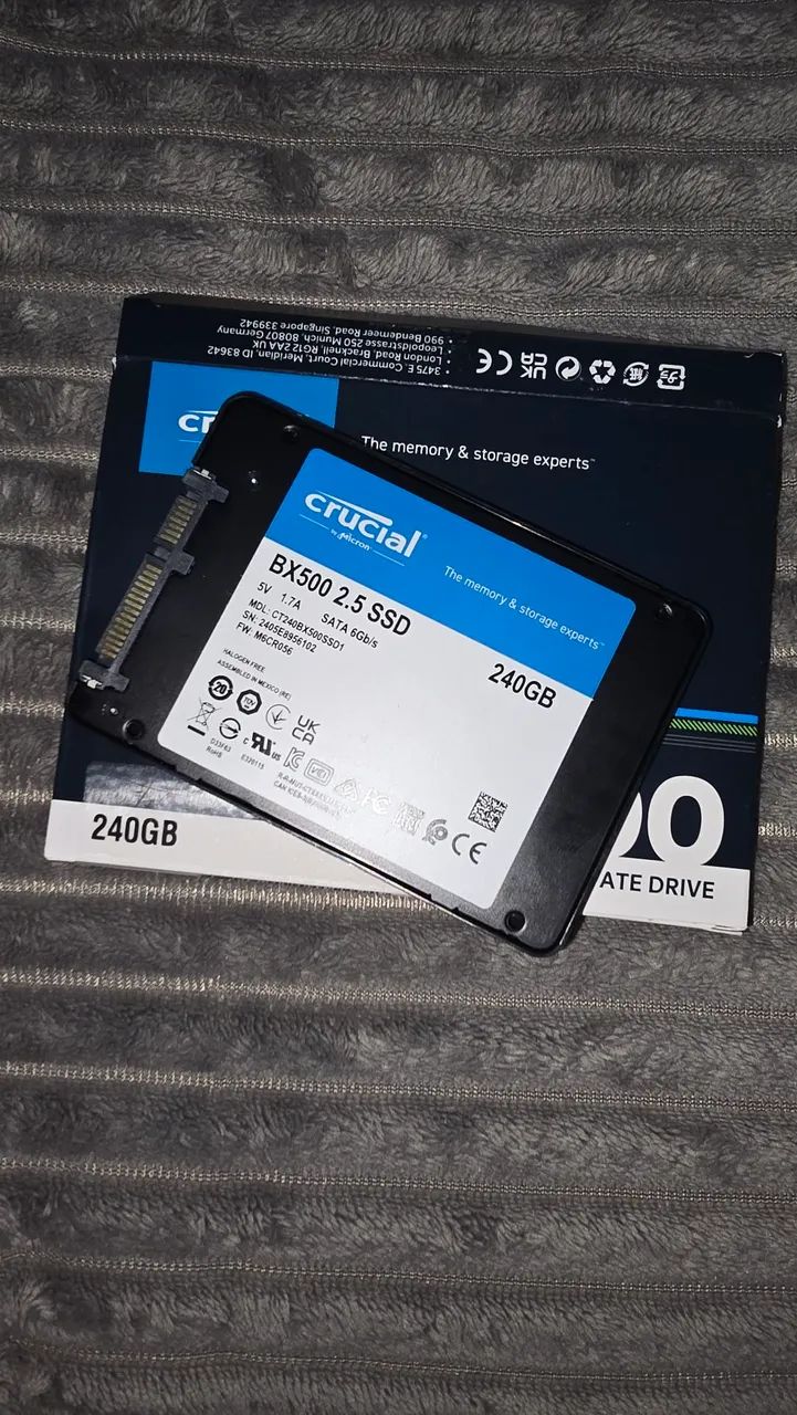 SSD 240GB CRUCIAL - Foto 3