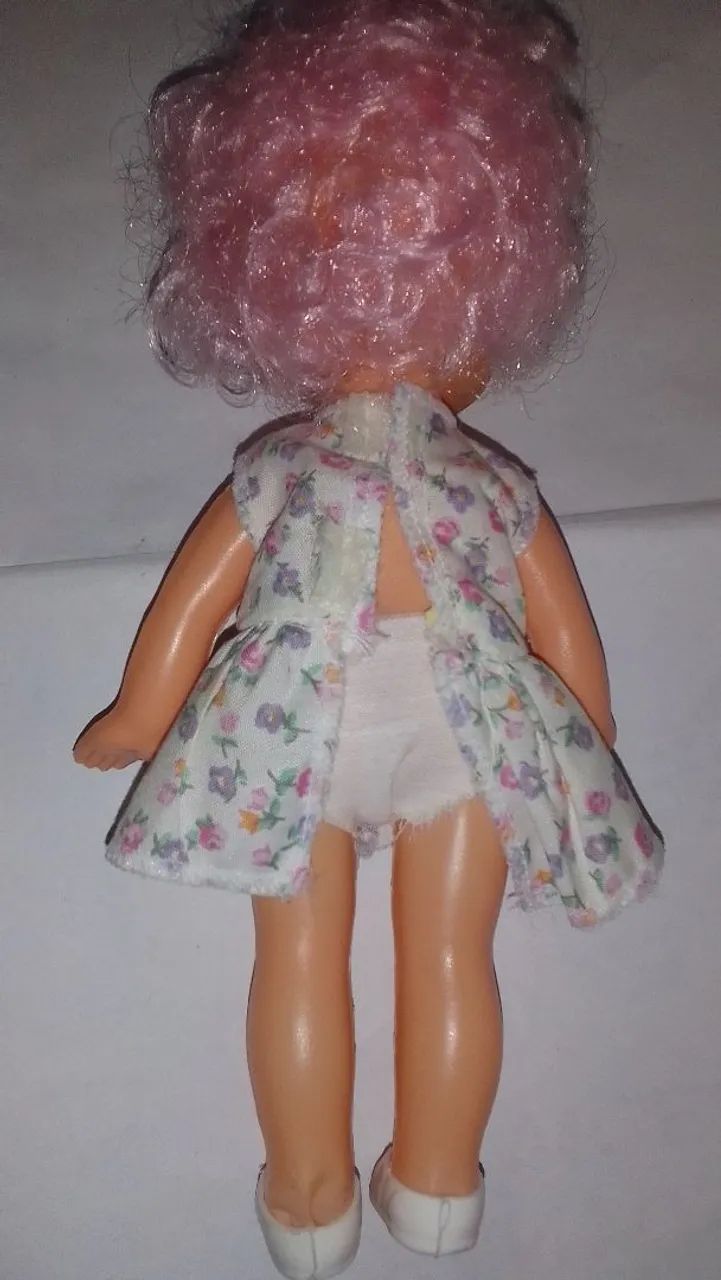 Bonequinha de plástico bolha antiga  - Foto 3