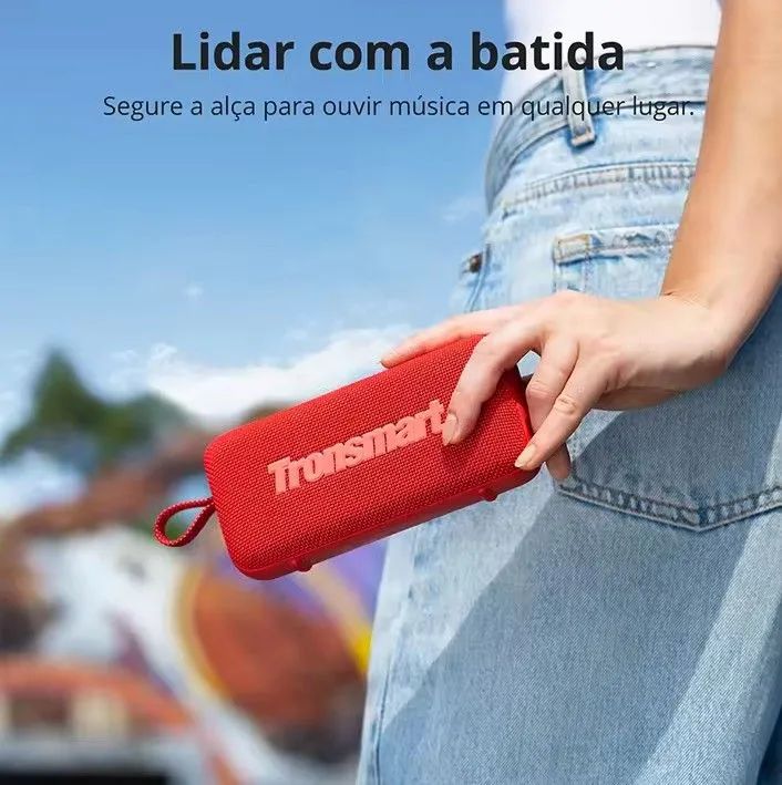 Caixa de som Bluetooth Tronsmart Trip2 (Azul) - Foto 3