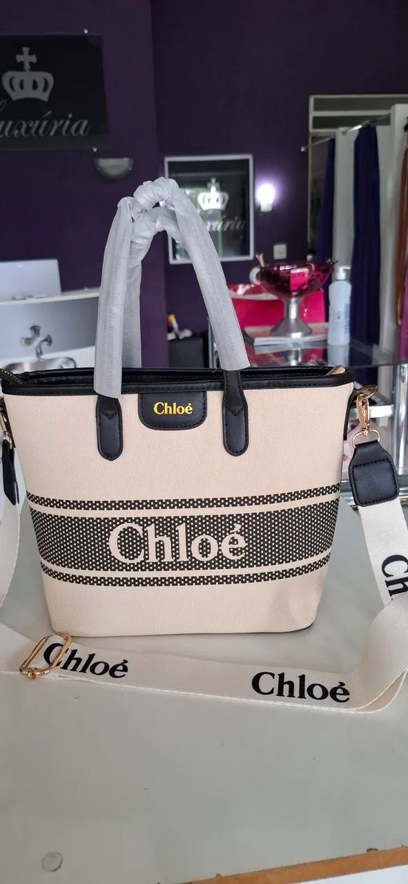 Bolsa Chloe Nude nova