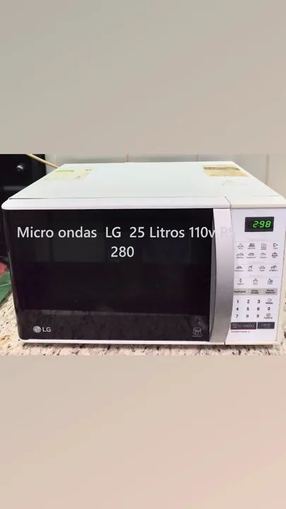 Micro ondas LG 25 litros 110 v - Foto 2