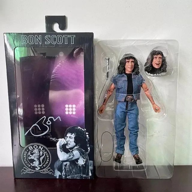 AC/DC Angus Young + Bon Scott 2 Figura articulada!!!! - Foto 6