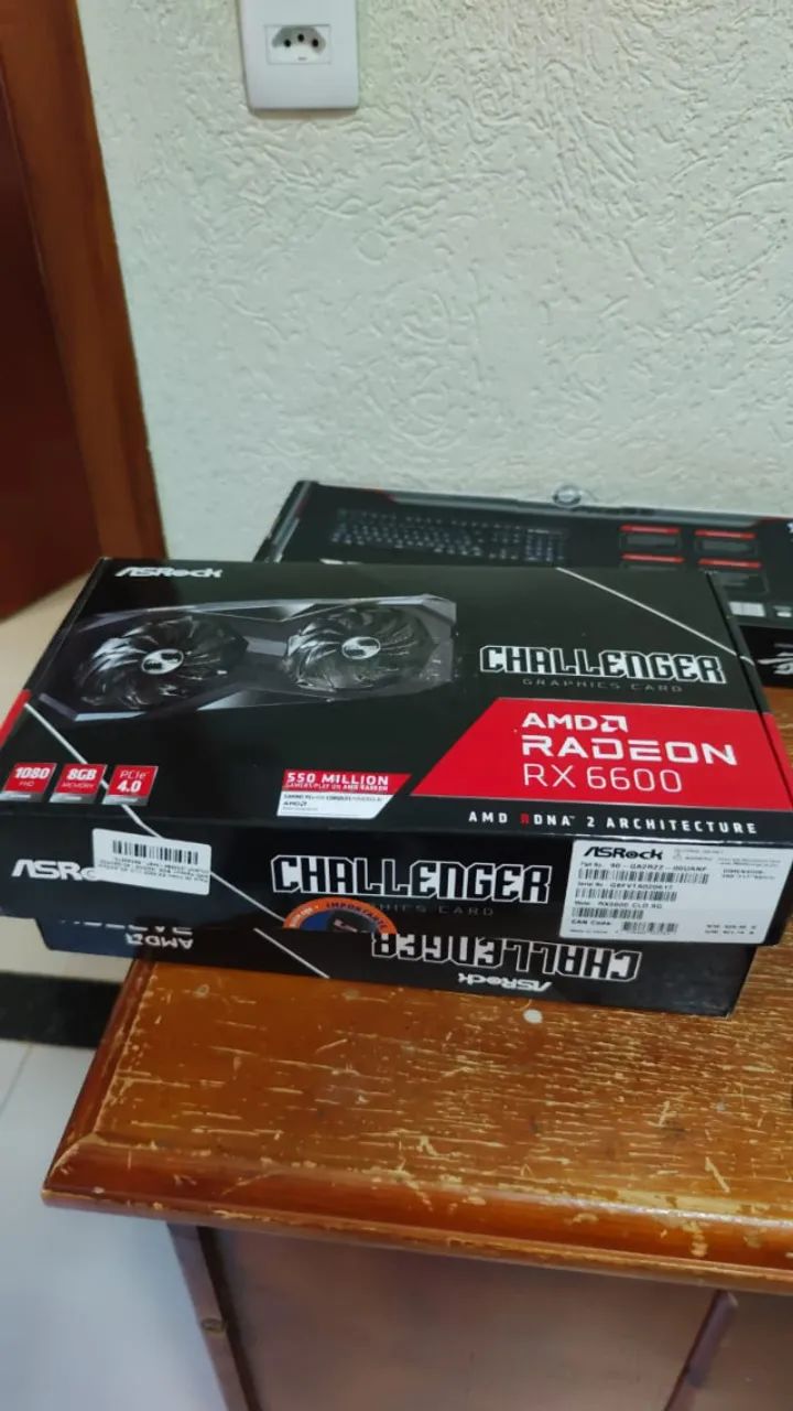 Placa de Vídeo RX 6600 CLD 8G ASRock AMD Radeon, 8 GB, GDDR6, Nova, Na Caixa - Foto 3