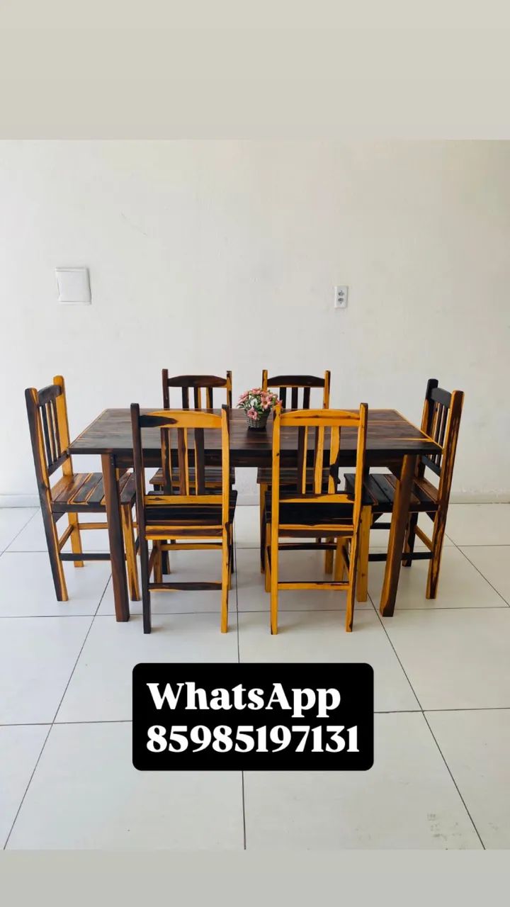 CONJUNTOS FIXOS COM 6 CADEIRAS  - Foto 4