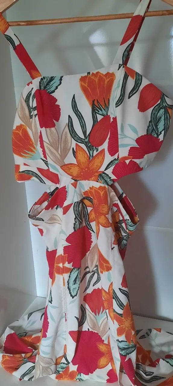 VESTIDO ESTAMPADO FLORAL MYPLACE  ROUPA 