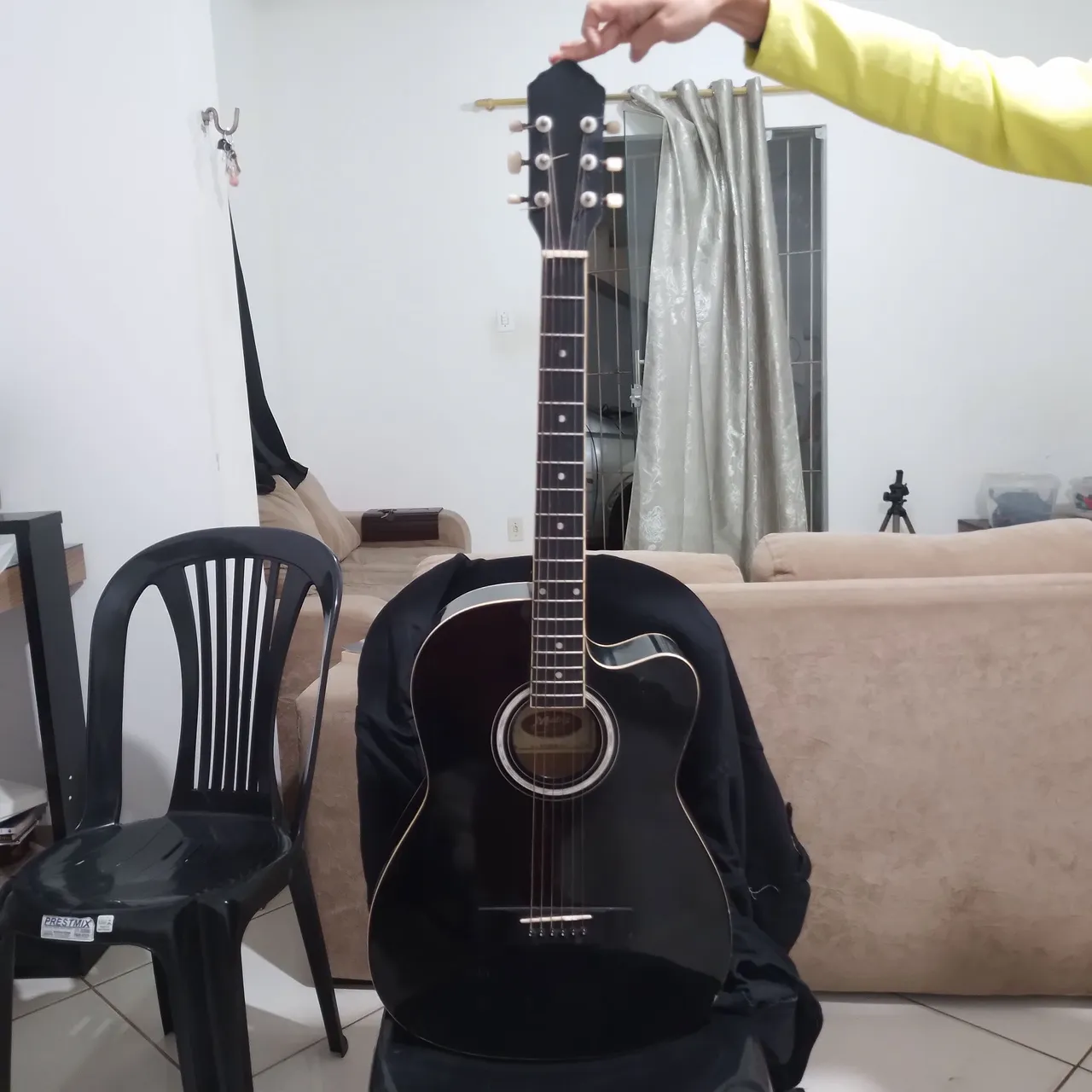 Violão Acústico Preto