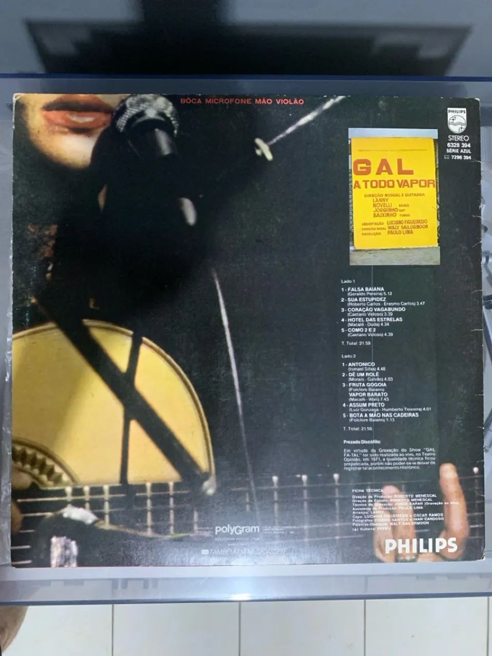 Disco de vinil Gal Costa - Fatal - Show Gravado ao Vivo - LP Vinil - Foto 2