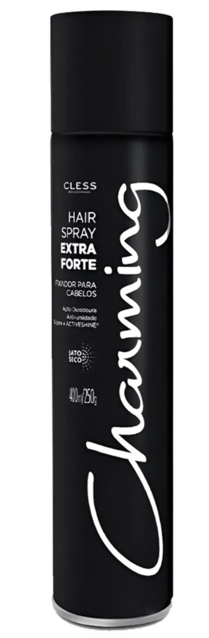  Laque Fixador De Cabelo Cless Charming Spray 400ml - Foto 3
