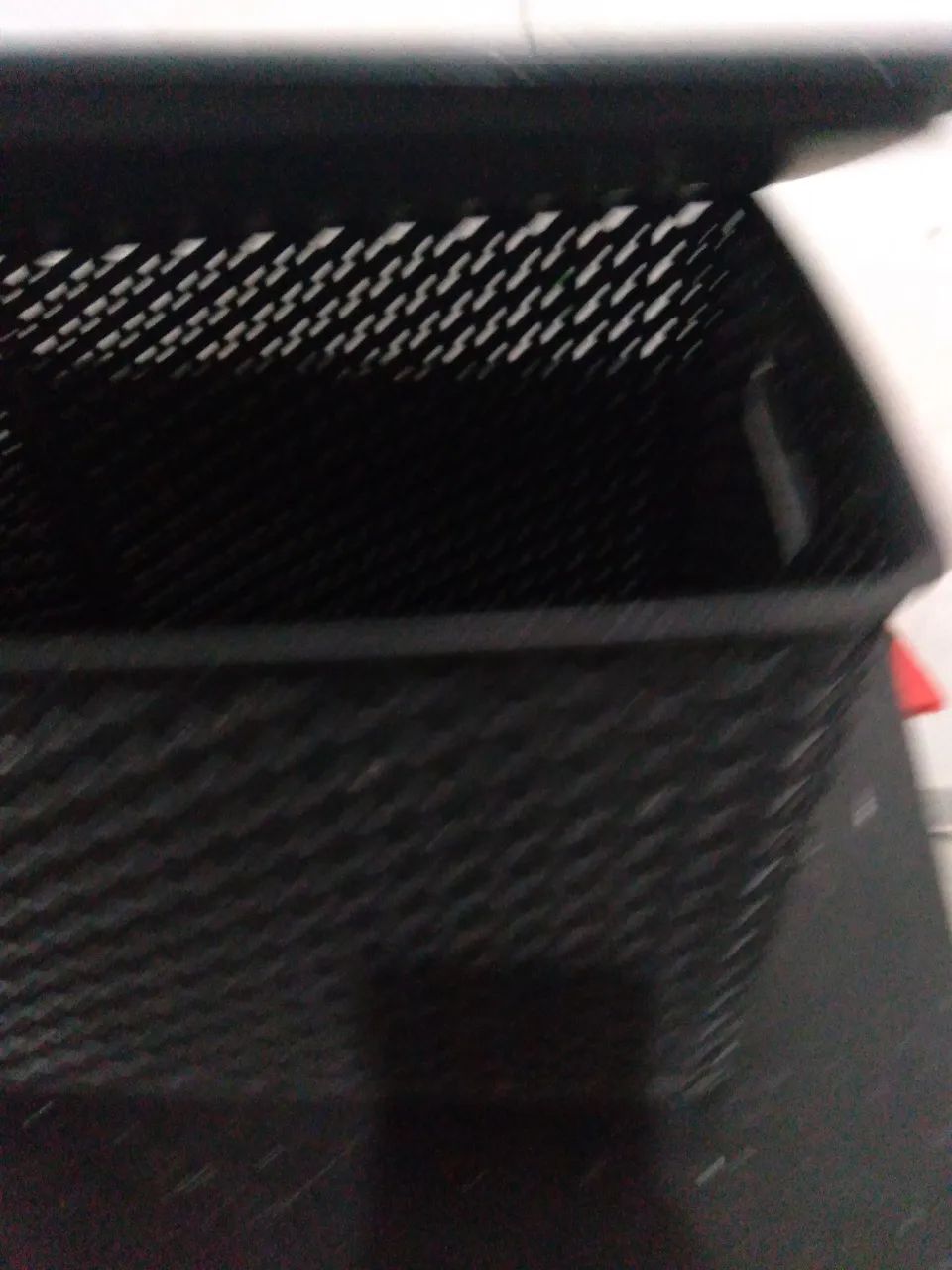 Cesto Organizador Vazado Preto - Foto 2