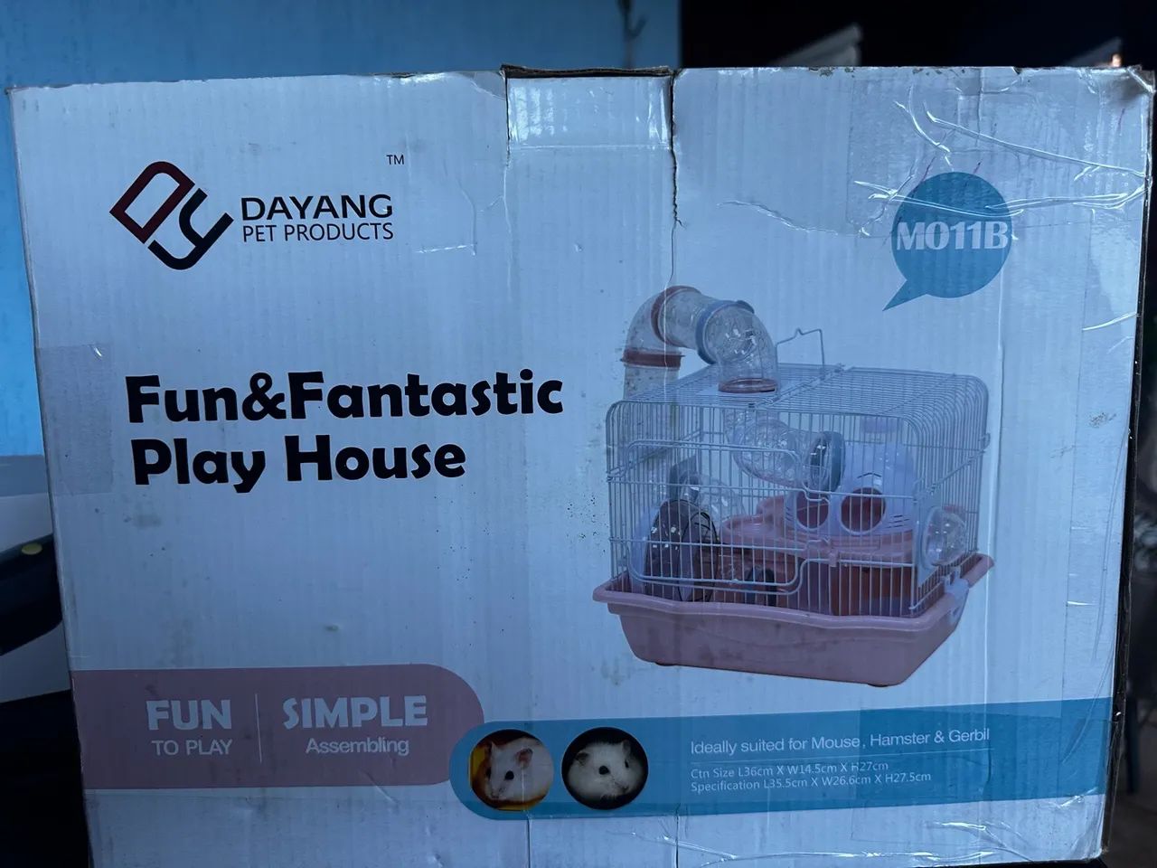 Gaiola Hamster Labirinto Safari Pequena American Pets  - Foto 4