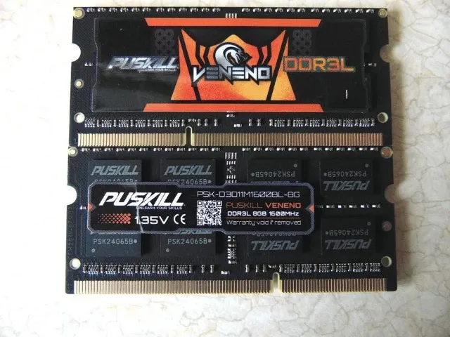 Memória 8gb DDR3L notebook 1600mhz