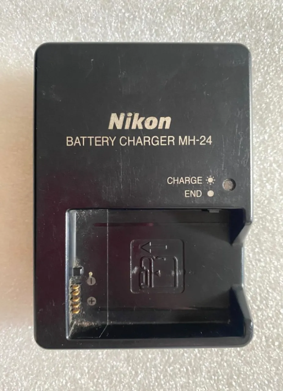 Carregador Nikon Mh-24 Original Bateria Câmera