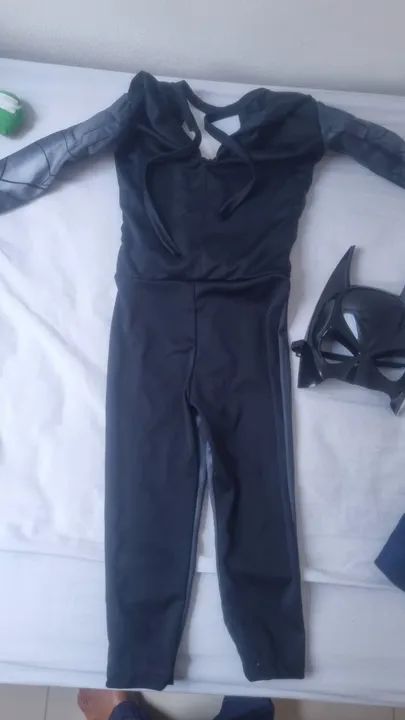 Fantasia de Batman e homem aranha para menino - Foto 3