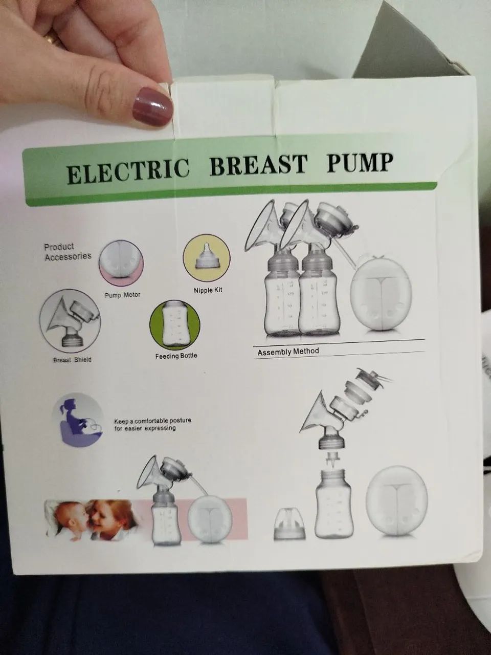 Bomba elétrica para tirar leite - Foto 3