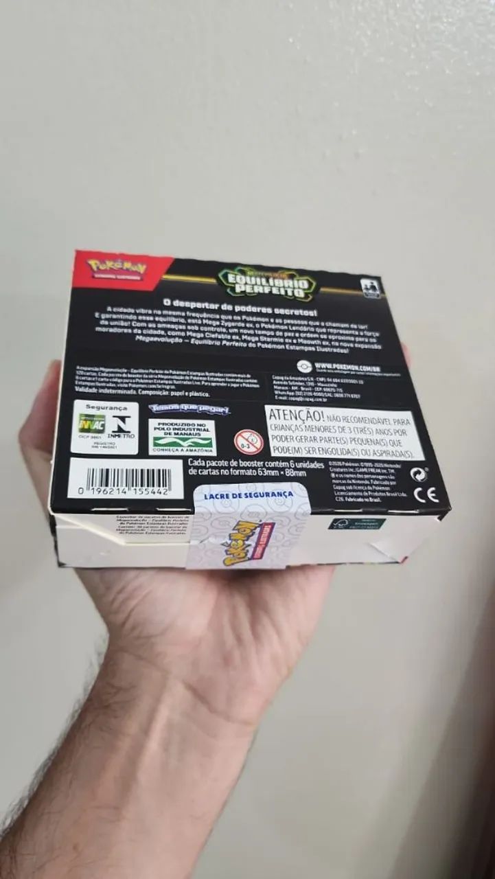 Booster Box Equilíbrio Perfeito Pokemon <br><br>Comtem 36 pacotes