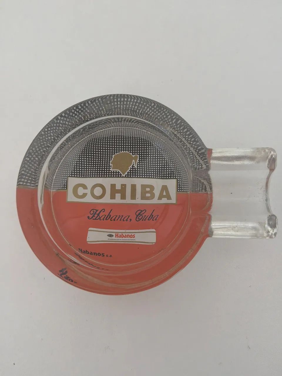 Cinzeiro de vidro Cohiba Original  Chatuto Cigarro