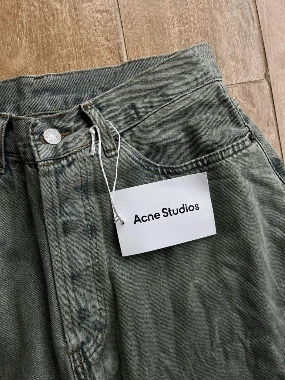 calça super baggy acne studios 2023m delta - Foto 5
