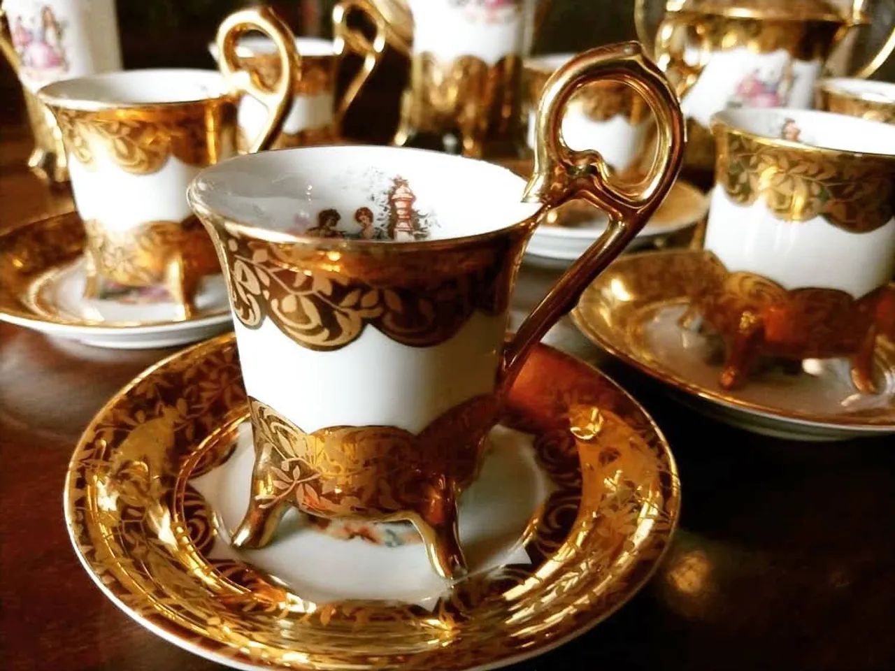 Raridade Conjunto de Café PORCELANARTE década de 70