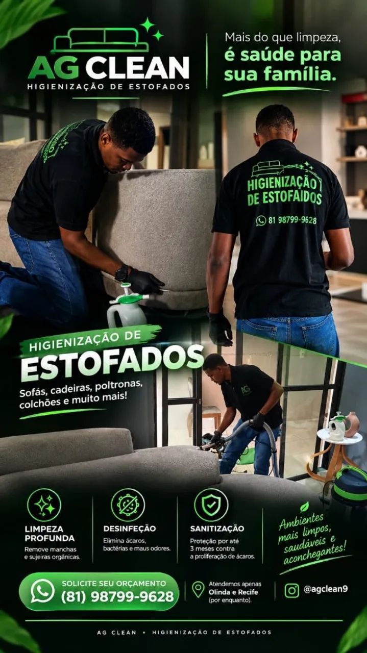 Higienização de estofados