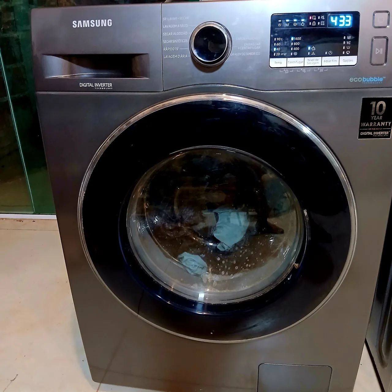 Máquina lava e  seca Samsung 10kg funcionando normal  - Foto 2