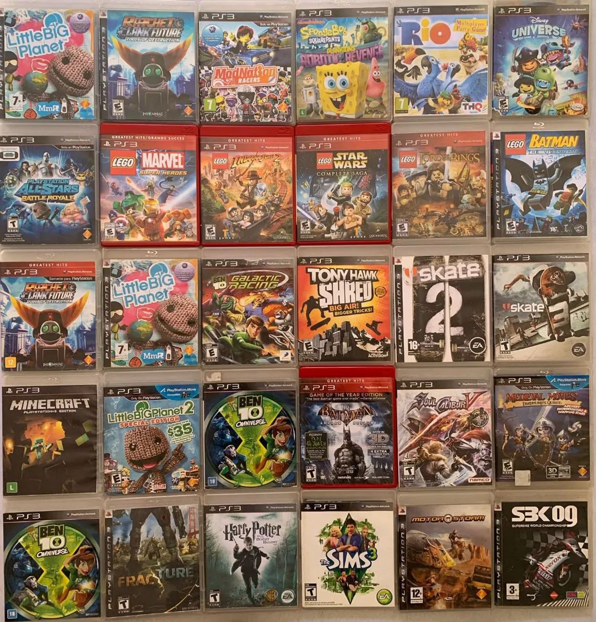 Vendo jogos  play 3 