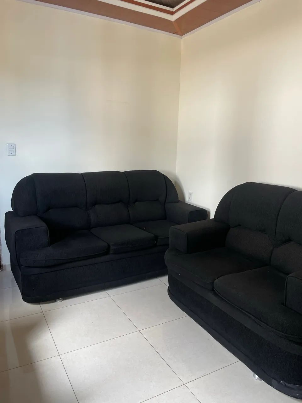 Sofá preto 