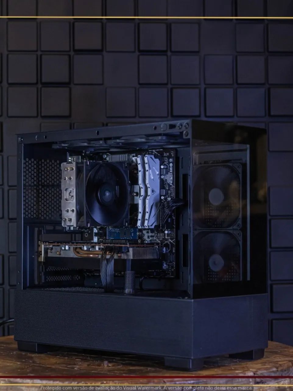 Setup Ryzen 5 5500, 32gb, 1tb SSD, RX 5700 XT, Cooler AG400, Fonte 650W, Gab. Cube