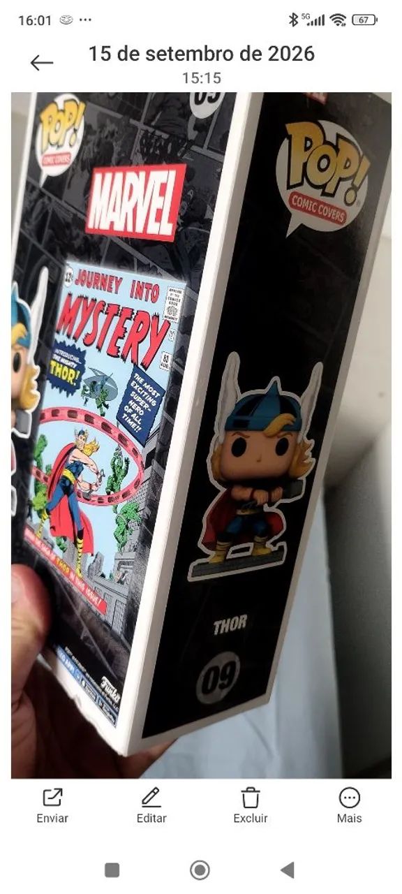 Funko pop Thor caixa acrílico  - Foto 3