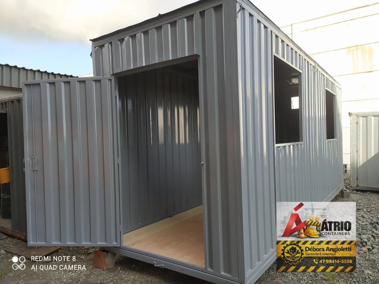 Container depósito armazém desmontável  - Foto 2